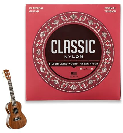 KYLOS Cuerdas Guitarra Española, 1 Paquete Ej27 Pro-Arte Nylon, Tensión Normal Para Guitarra Clásica
