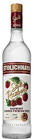 Vodka Stoli Razberi con sabor a frambuesa.Excepcionalmente suave y versátil,regalo de vodka ideal para hombres y mujeres.Vodka premium con un sabor a frambuesa.Botella de 70 cl,40% de alcohol