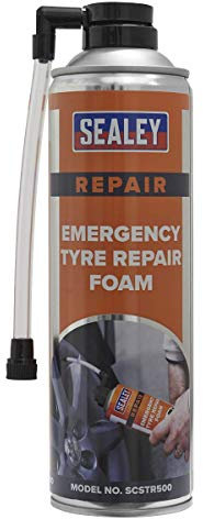 Sealey SCSTR500 - Espuma de reparación de neumáticos de Emergencia (500 ml)