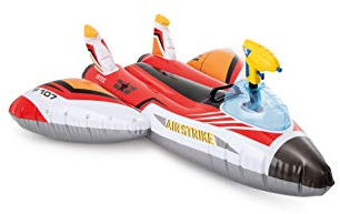 Intex Pistola ad Acqua Aereo 116,8 x 116,8 cm, per Bambini dai 3 anni in su, 1 galleggiante, colore può variare