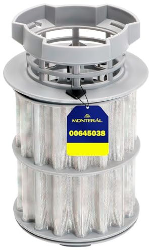 Sieb Filter für Geschirrspüler mit dem Originalcode 00645038 645038 für Bosch für Siemens - Garantie 10 Jahre - MONTERAL