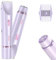 Intimrasierer Für Frauen, 2-In-1 Elektrischer Rasierer Damen, Rasierer Damen Intimbereich, Elektrischer Rasierer Damen Intimbereich, Bikini-Trimmer für Damen, Elektrischer Rasierer Damen (Lila)