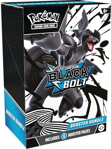 Pokémon TCG: Scarlet & Violet—Black Bolt Booster Bundle (6 Booster Packs)