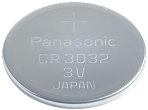Panasonic Hückmann 4042883016415 Pile Bouton au Lithium pour Calculatrice CR 3032 3 V 500 mAh
