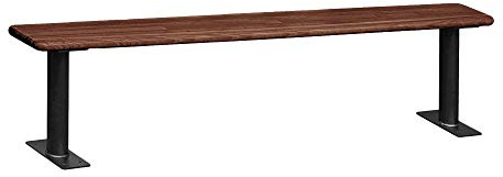 Salsbury Industries Wood Locker Benches, 48-Inch, Dark Finish