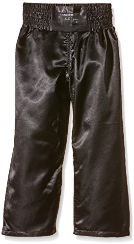 DEPICE Unisex Bukser kickboxbukser satin Hose, Schwarz, 130 EU