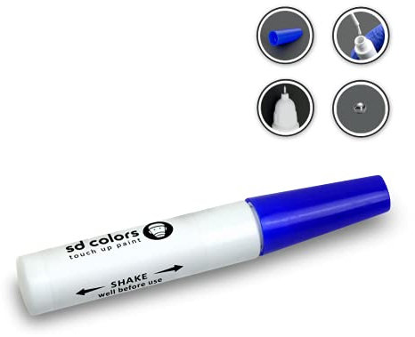 SD COLORS GREY METALLIC 1G6 New Touch Up Paint Pen REPAIR KIT 12ML SCRATCH CHIP BRUSH COLOR 1G6 GREY METALLIC (JUST PAINT)