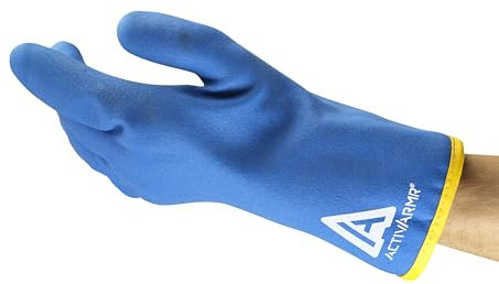Ansell ActivArmr 97-681 Guantes de Invierno de Resistencia Térmica, para warming, Exterior, Protección contra el Frío, para Hombre/Mujer, Impermeables, Talla M (1 Par)
