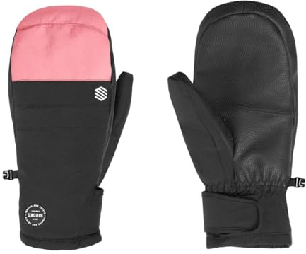 SIROKO Manoplas térmicas esquí esquí y Nieve PITZTAL Pink Negro XL