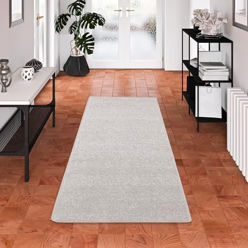 Snapstyle Moderner Hochflor Langflor Velours Teppichläufer | Große Farbauswahl | Ideal für Flur und Diele | Pflegeleicht