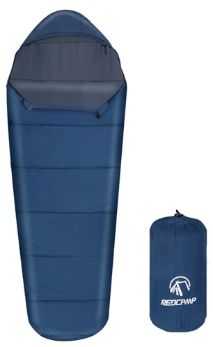 REDCAMP Sacco nanna per adulti, ultraleggero, per bambini, estivo, per bambini dai 6 ai 10 anni, per ragazzi e ragazze, adatto per campeggio, viaggi, festival, caldo, 220 x 75 cm