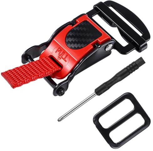 Juego de hebillas de liberación rápida, hebilla para casco, cierre para casco de bicicleta, accesorios para casco de moto, hebilla para fijación estable, fácil montaje, apto para moto, casco de