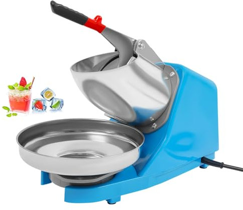 Levkitch Rasoir à glace électrique, 380 W, broyeur à glace, 65 kg/h, pour restaurants, bars, fêtes