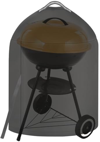 Cubierta para Parrilla – Protector Grande de 67x67x91cm, Escudo Impermeable de Tela Oxford 210D, protección para Barbacoa con diseño a Prueba de Viento | Cubierta al aire libre para acampar, patio tra
