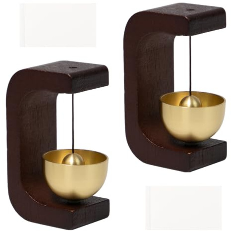 Bofanze 2 Timbre Magnetico Puerta de Madera Campanita para la Puerta