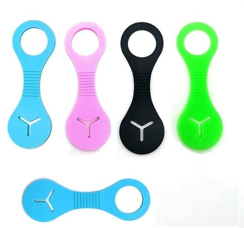 Hundekotbeutelhalter,5 Stück Hundeleinen Kotbeutelhalter,Silikon Hundekotbeutelhalter,Hundekot Pickup Kotbeutel Halter,Kotbeutelhalter,Silikon Kotbeutelhalter