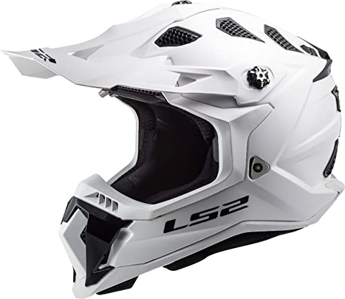 LS2 caschi da motocross Subverter bianco 06 M