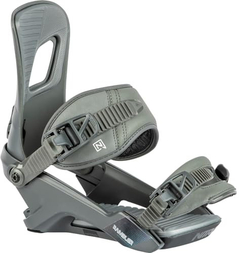 Nitro Herr Rambler All Mountain Freestyle billig bindning snowboardbindning, grå, L