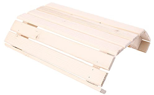 KJDKNC Saunalampe Holz + Halbrund Praktisch Sauna Raum Lampenschirm Anti-Explosion Licht Lampenschirm Saunahalter