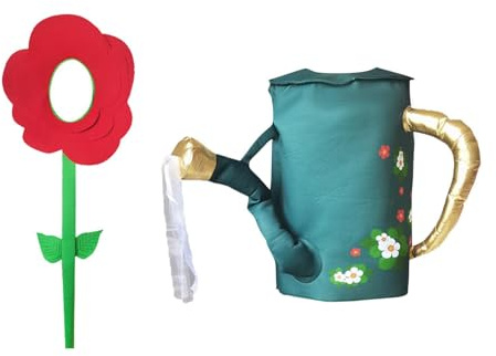 Stxdynjy Watering Can And Flower Costume for Couples Cosplay for Parties Festival Adults