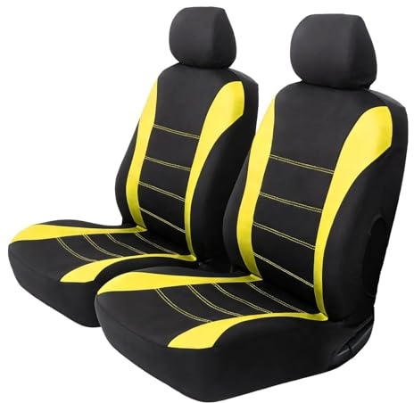 VZXZXE Coprisedili Auto Anteriore Universali, copri sedili per auto Soft Confortevole Traspirante Protezione Accessori Auto Interno