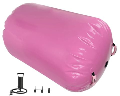 Colchoneta Inflable de PVC para Gimnasia y Fitness (Culturismo, Porristas) - Colchoneta de Entrenamiento- 80 Cm X 100 Cm