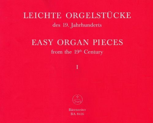 Easy Organ Pieces from the 19th century book 1