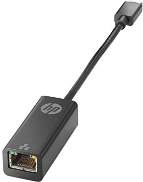 HEWLETT PACKARD USB-C to RJ45 Adapter - No Localization (V7W66AA), Black