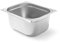 HENDI Gastronormbehälter, Temperaturbeständig von -40° bis 300°C, Heissluftöfen-Kühl- und Tiefkühlschränken-Chafing Dishes-Bain Marie, Stapelbar, 6.5L, GN 1/2, 325x265x(H)100mm, Edelstahl