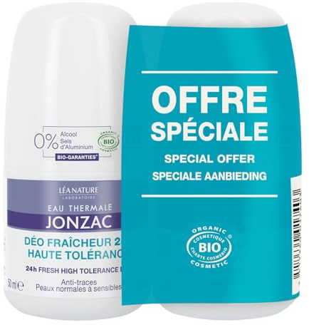 EAU THERMALE JONZAC Lot Déodorant Fraîcheur 2x50ml