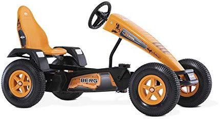 BERG XL X-Cross BFR Pedal-Gokart für Kinder ab 5 Jahren | Robustes XL-Frame | Verstellbarer Sitz | BFR-System für Bremsen und Rückwärtsfahren | Outdoor Kettcar Tretauto für jahrelangen Fahrspaß