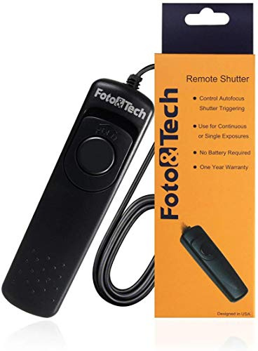 Foto&Tech Wired Remote Shutter Release RR-100 Replacement for X-S20 X-T30 III X-E5 GFX100 X-T30 X-T3 GFX 50S GFX50R X-H1 X-Pro2 X-T2 X-T1 X-T5 X-T20 X-T10 X-T100 X-E3 X-E2S X-E2 X-A5 X-A10 X100F