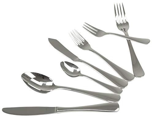Solex Julia - Set di posate da 42 pezzi per 6 persone, con posate da pesce
