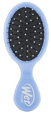 Wet Brush Squirt Detangling Brush, Sky, Mini Detangler, No Tangle Ultra-Soft IntelliFlex Bristles, Wet & Dry Styling Hairbrush for Women & Men, All Hair Types