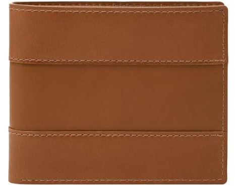 Fossil Geldbörse für Herren – Bifold Everett Münzfach groß Leder, Ml4400216 – 11,4 cm L x 1,3 cm B x 9,5 cm H