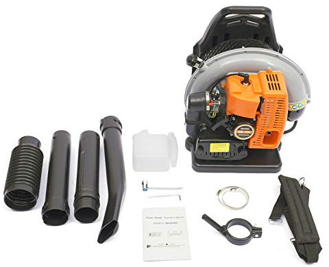 Begoniape Aspirateur à essence 3,6 CV Souffleur de feuilles à gaz multifonction Moteur à essence 63 cc Réservoir de carburant 0,3 m³/s Débit d'air, OT66 BENZIN LAUBSAUGER