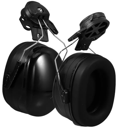 ELAYARD Cache-oreilles Anti-bruit Réglables Pour Casque De Chantier Protection Auditive Confortable Milieu Industriel Pour Hommes Et Femmes Des Environnements Bruyants