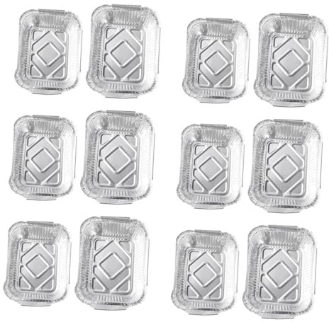 Cabilock 20 Piezas Desechable de Barbacoa Caja de Comida Actividades y Almacenamiento