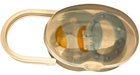 Custodia porta ciuccio, contenitore per ciuccio, trasparente, antipolvere, custodia multifunzione per viaggi e shopping, custodia portatile per ciuccio per bambini Essenti