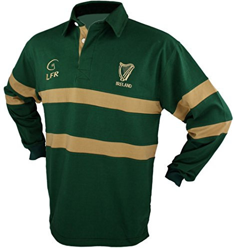 Irish Harp Rugby-Shirt für Herren - Gr�n - XX-Large