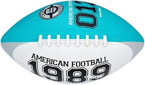 New Port American Football mittel Aqua/weiß 26 cm
