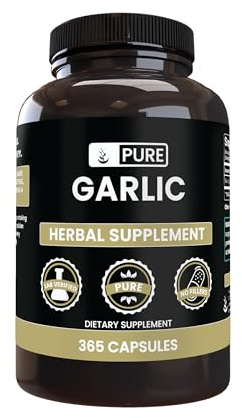 PURE ORIGINAL INGREDIENTS, Garlic Extract, 365 Capsules