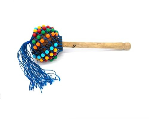 Ejura Cabasa From Ghana Gourd Beaded Maraca