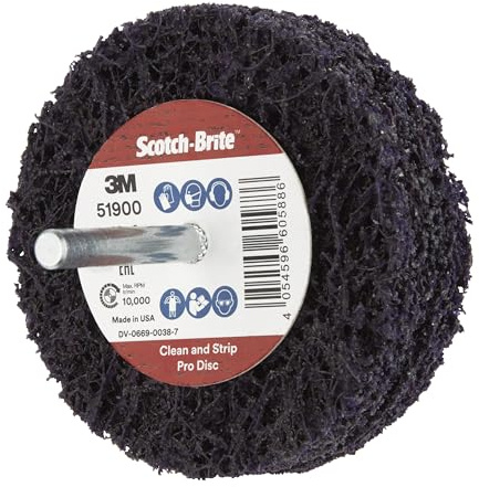 Disque de nettoyage et décapage Scotch-Brite XT Pro, 150 mm x 13 mm x 8 mm, Grain S XGROS