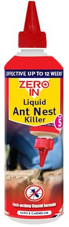 Zero In Liquid Ant Nest Killer – 500ml, Fast-Acting, Effective Ant Nest Elimination, Non-Toxic, Safe for Indoor and Outdoor Use, Easy Application