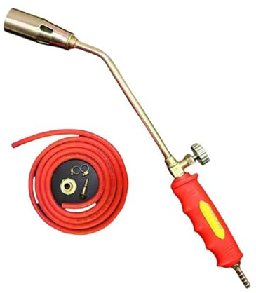 Nuovo kit bruciatore per erbacce a propano, potenza elevata 1.900.000 BTU, bruciatori a gas per erbacce con tubo flessibile da 2 m, per diserbo di giardini (Apertura singola,30)