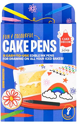 Cake Decor Cake Pens Pack of 8 1ea