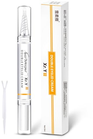 5ML Double Eyelid Glue Cream, Long-Acting Double Eyelid Shaping Cream without Stimulation Formula,Waterproof Natural Daily Eyelid Glud for Hooded Eyes