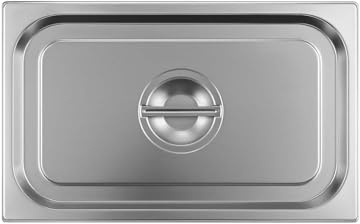 UNIQUE HOME LIVING GN 1/1 Lid Stainless Steel Gastronorm Cover, Food Warmer Tray Cover Fit for 1/1 GN Pan, Chafing Dish Catering Pan Lid for Buffet, Professional Kitchen Catering Accessories