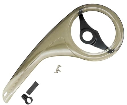 Ronyme Garde-Chaîne Plastique pour Plateau 40-48 Dents, Protège-Chaîne de Vélo Robuste et Léger, pour Convient au Vélo de Route, VTC, Électrique, Anti-Poussière, Anti-Tache, Installation Facile